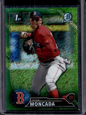 Yoan Moncada [Green Shimmer Refractor] #BCP-148