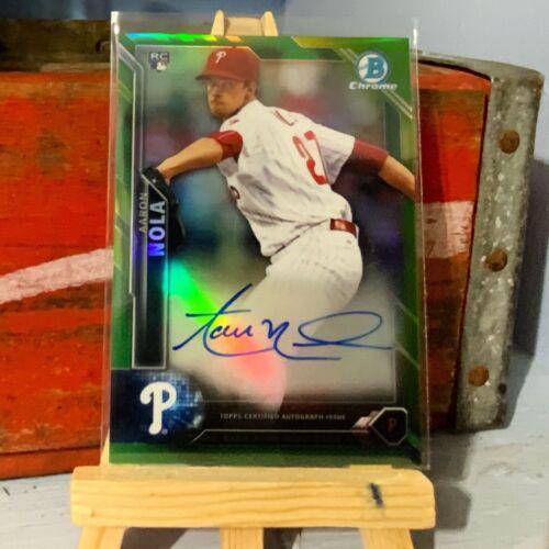 Aaron Nola [Green Refractor] #CRA-AN