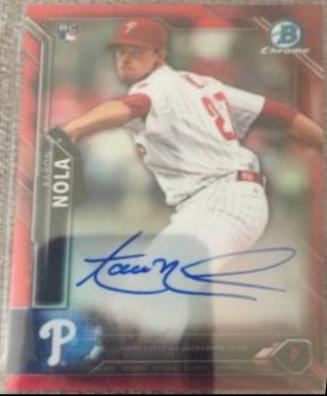 Aaron Nola [Red Refractor] #CRA-AN