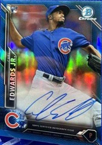 Carl Edwards Jr. [Blue Refractor] #CRA-CE