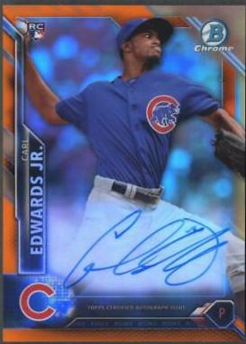 Carl Edwards Jr. [Orange Refractor] #CRA-CE