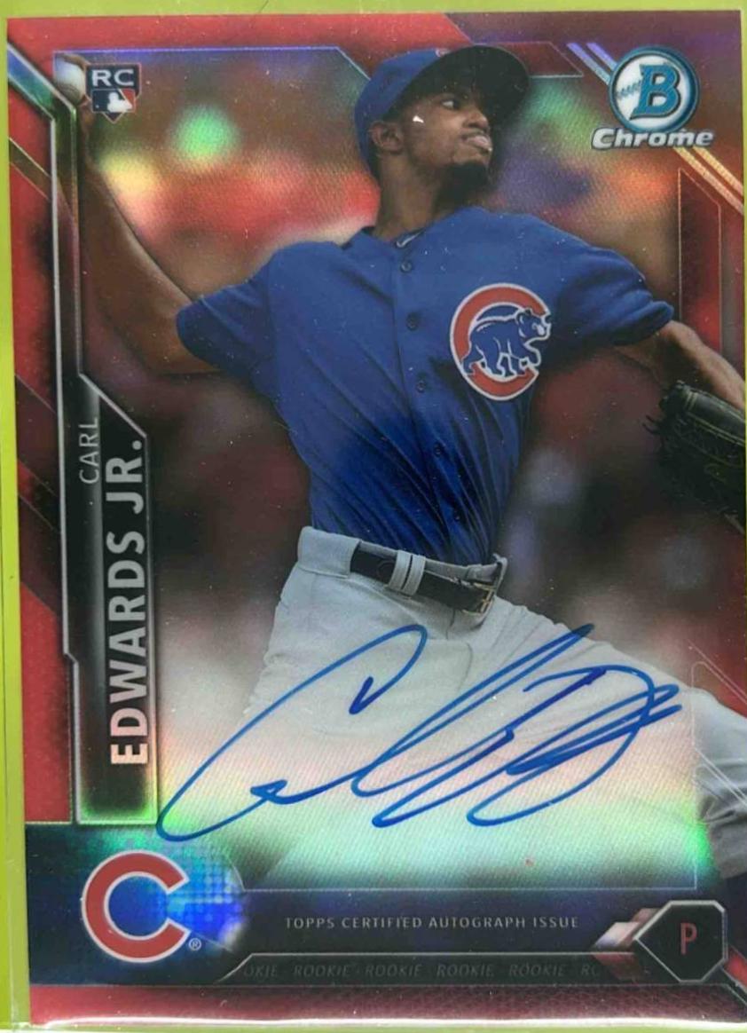Carl Edwards Jr. [Red Refractor] #CRA-CE