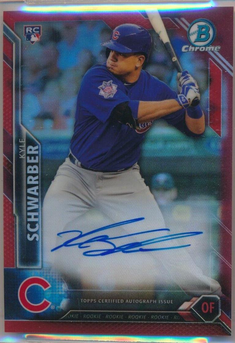 Kyle Schwarber [Red Refractor] #CRA-KS
