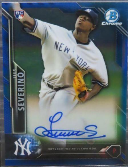 Luis Severino [Blue Refractor] #CRA-LS