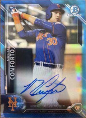 Michael Conforto [Blue Refractor] #CRA-MC