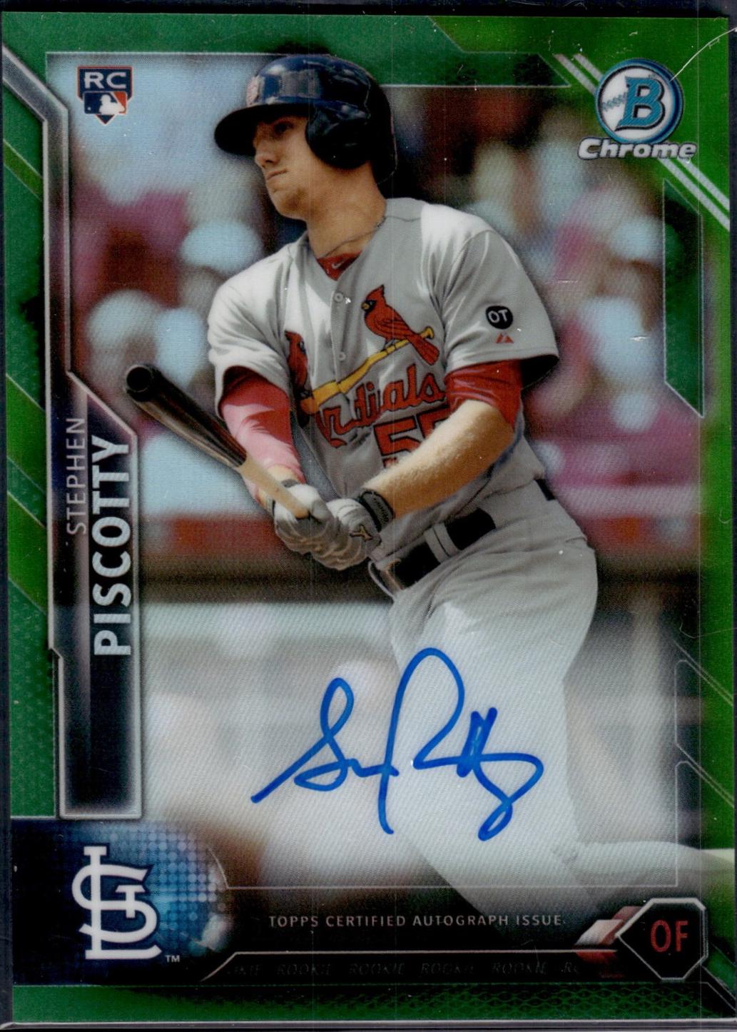 Stephen Piscotty [Green Refractor] #CRA-SP