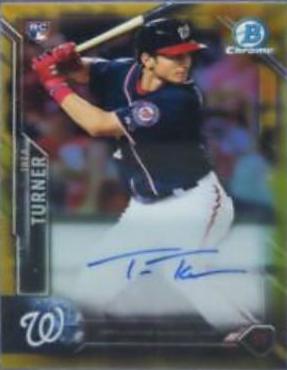 Trea Turner [Gold Refractor] #CRA-TT