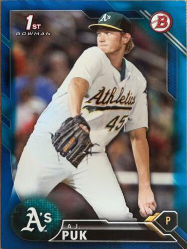 A.J. Puk [Blue] #BD-25