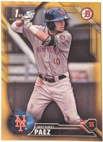 Michael Paez [Gold] #BD-115