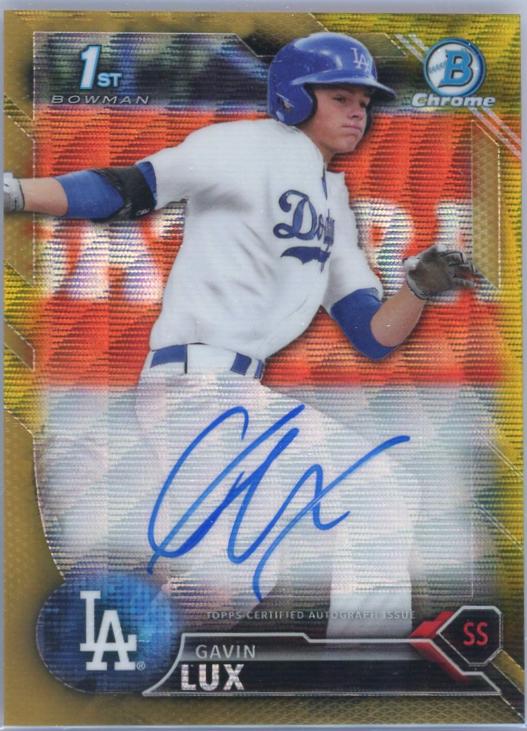 Gavin Lux [Gold Wave Refractor] #CDA-GL