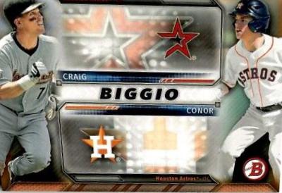 Craig Biggio, Conor Biggio [Orange] #FT-B