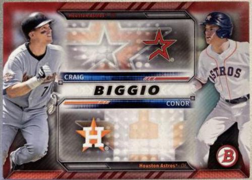 Craig Biggio, Conor Biggio [Red] #FT-B