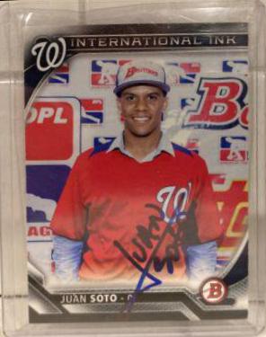 Juan Soto [Autograph] #II-JS