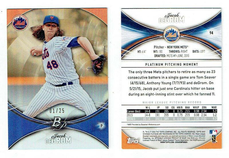 Jacob deGrom [Orange] #94
