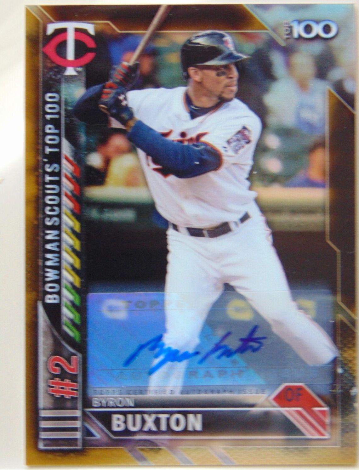 Byron Buxton [Autograph] #BTP-2