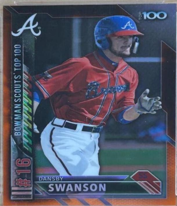 Dansby Swanson [Orange] #BTP-16