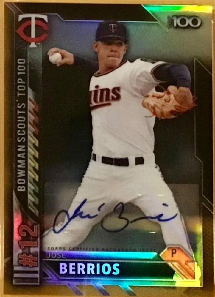 Jose Berrios [Autograph] #BTP-12