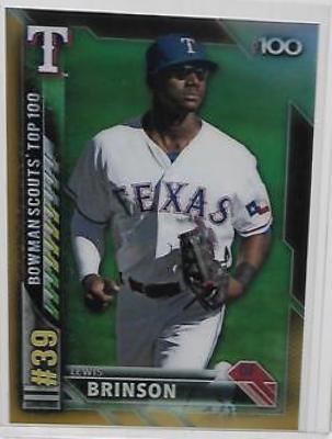 Lewis Brinson [Gold] #BTP-39
