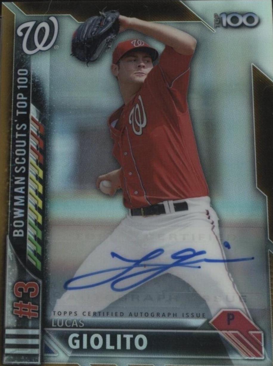 Lucas Giolito [Autograph] #BTP-3
