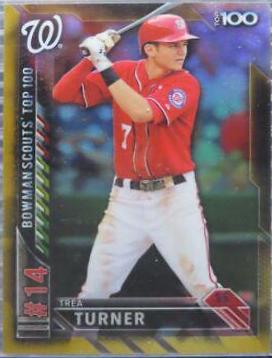 Trea Turner [Gold] #BTP-14