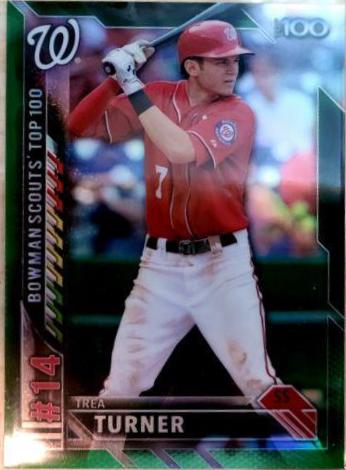 Trea Turner [Green] #BTP-14