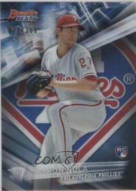 Aaron Nola [Blue Refractor] #9
