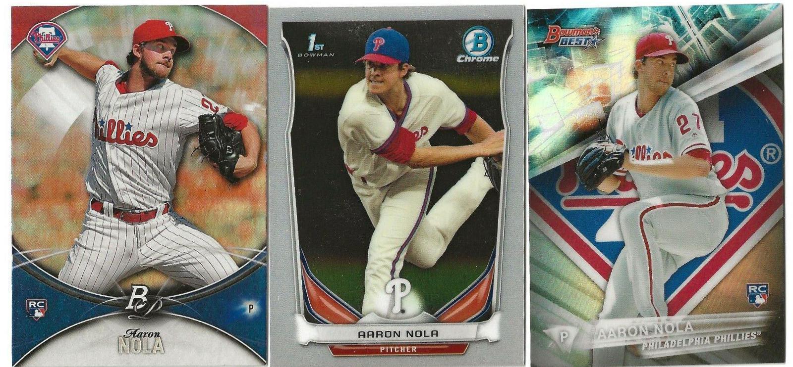 Aaron Nola [Gold Refractor] #9