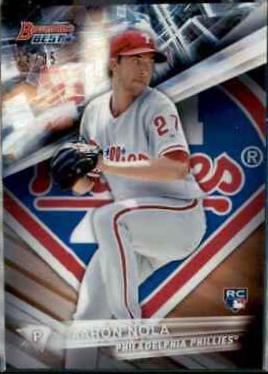 Aaron Nola [Orange Refractor] #9