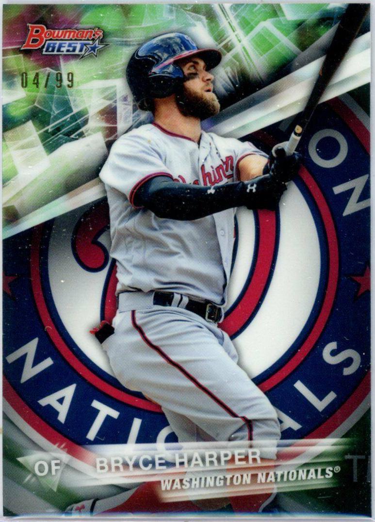 Bryce Harper [Green Refractor] #34