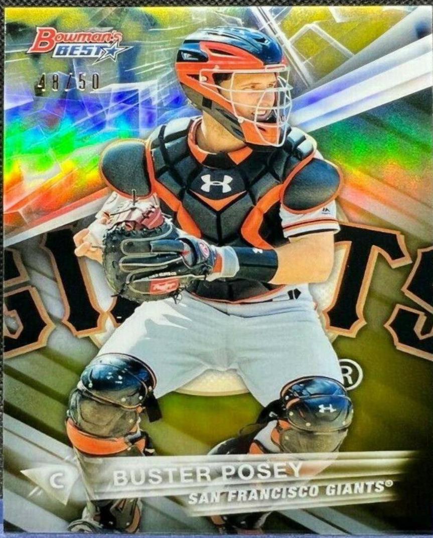 Buster Posey [Gold Refractor] #54