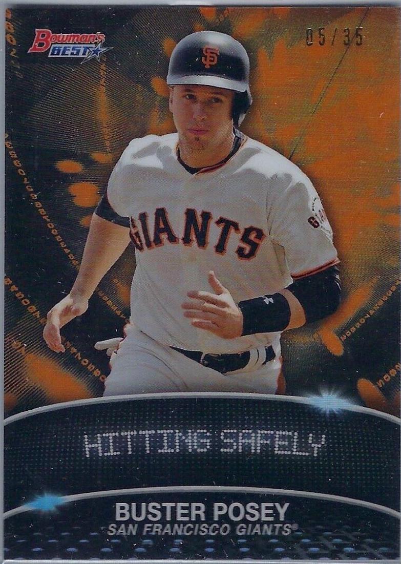 Buster Posey [Orange Refractor] #54