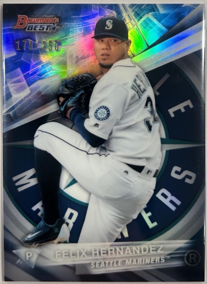 Felix Hernandez [Blue Refractor] #62