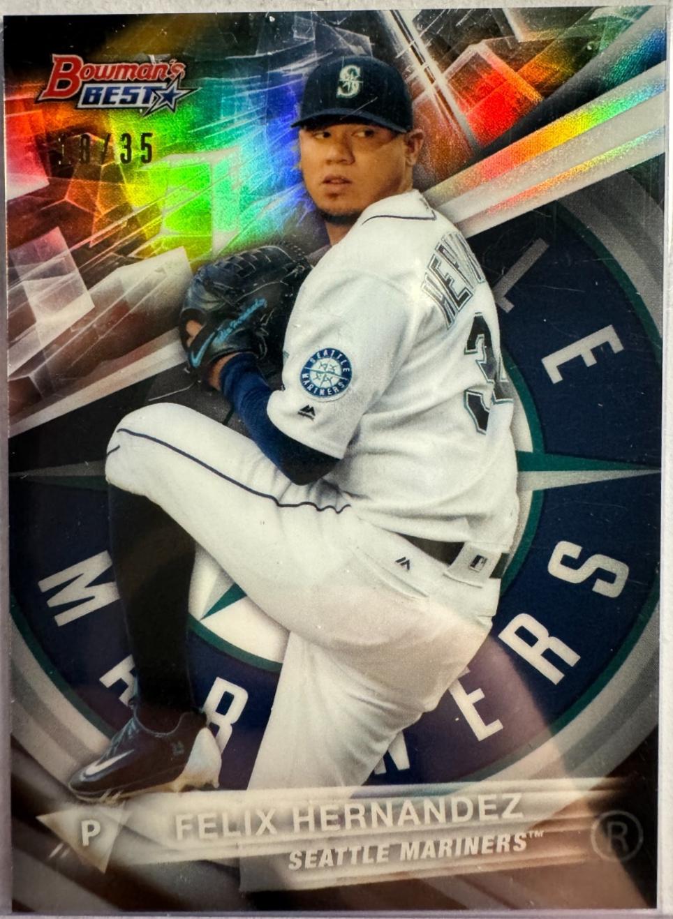 Felix Hernandez [Orange Refractor] #62