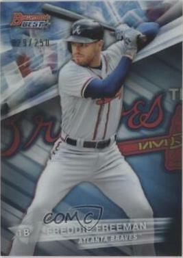 Freddie Freeman [Blue Refractor] #18
