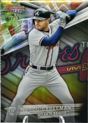 Freddie Freeman [Gold Refractor] #18
