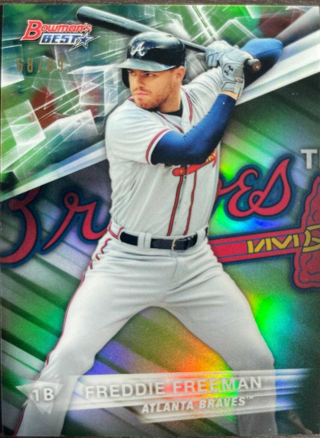 Freddie Freeman [Green Refractor] #18