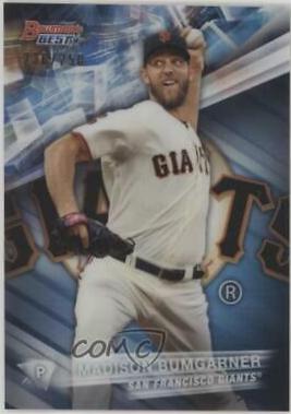 Madison Bumgarner [Blue Refractor] #27