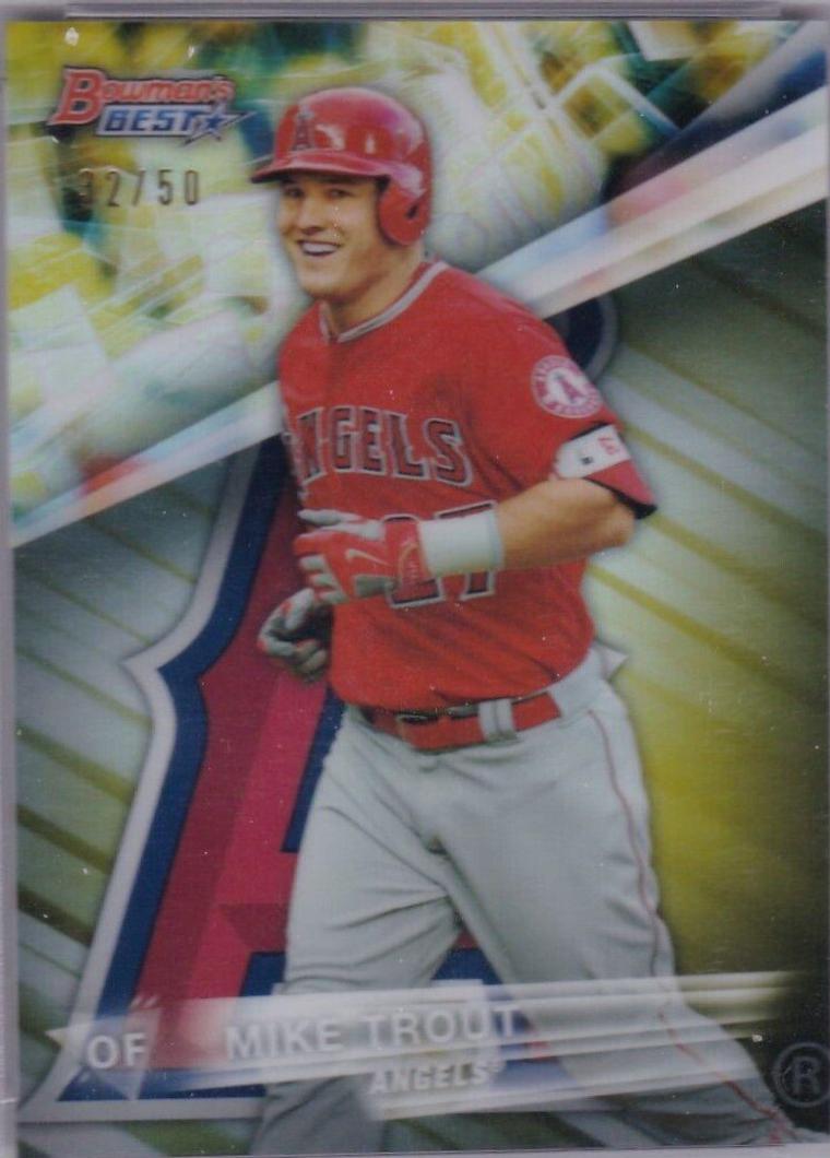 Mike Trout [Gold Refractor] #1