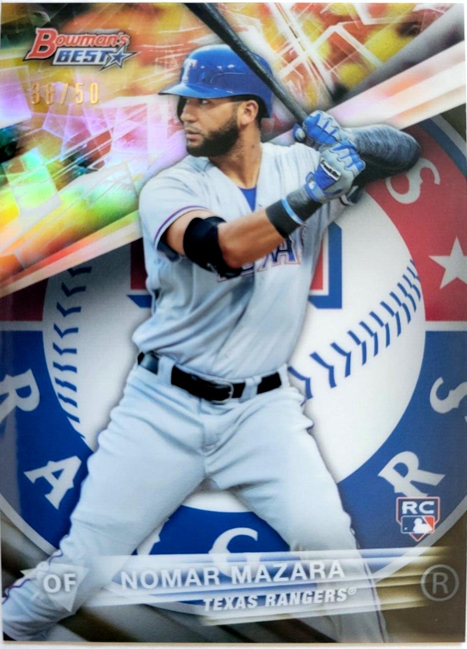 Nomar Mazara [Gold Refractor] #21