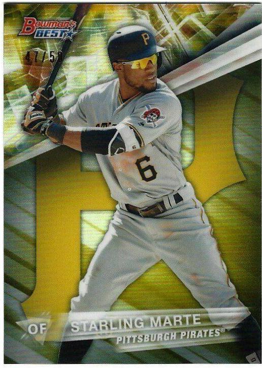 Starling Marte [Gold Refractor] #53