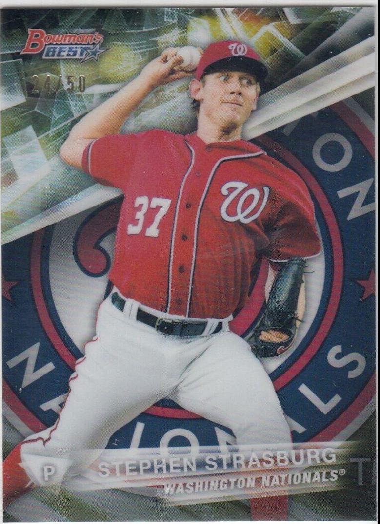 Stephen Strasburg [Gold Refractor] #52