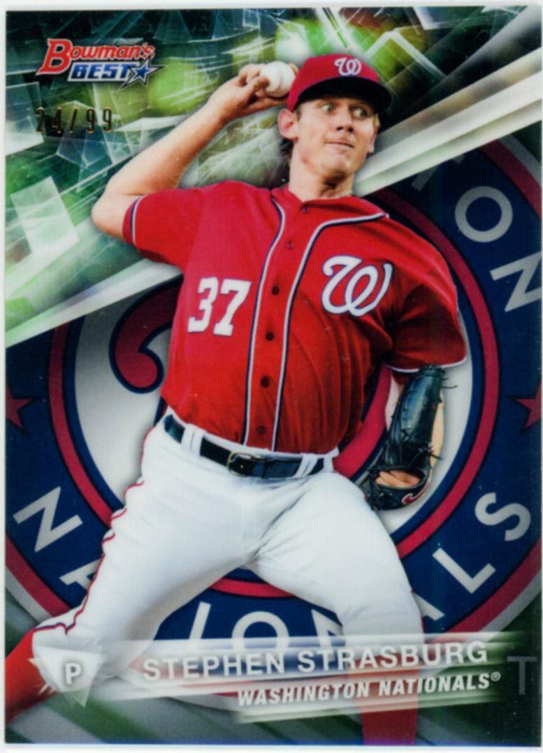 Stephen Strasburg [Green Refractor] #52