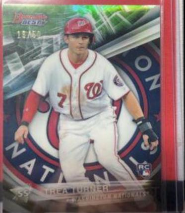 Trea Turner [Gold Refractor] #58