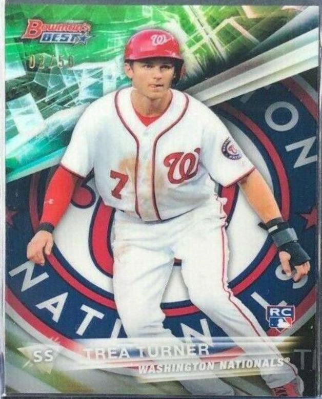 Trea Turner [Green Refractor] #58