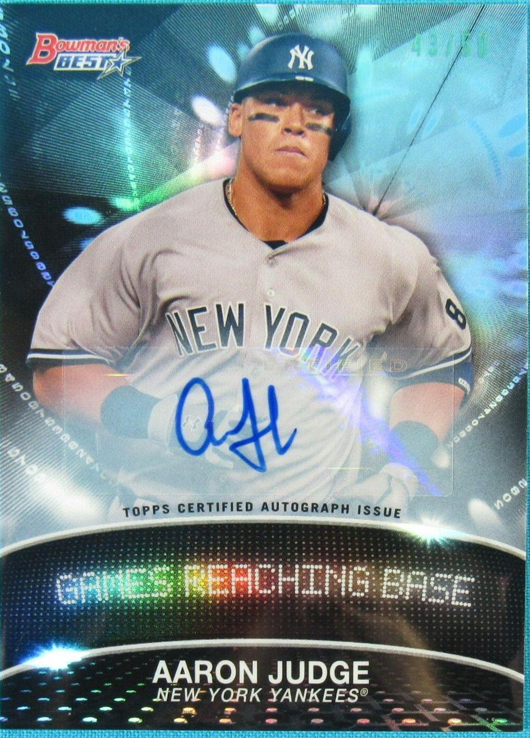 Aaron Judge [Autograph] #SL-AJ