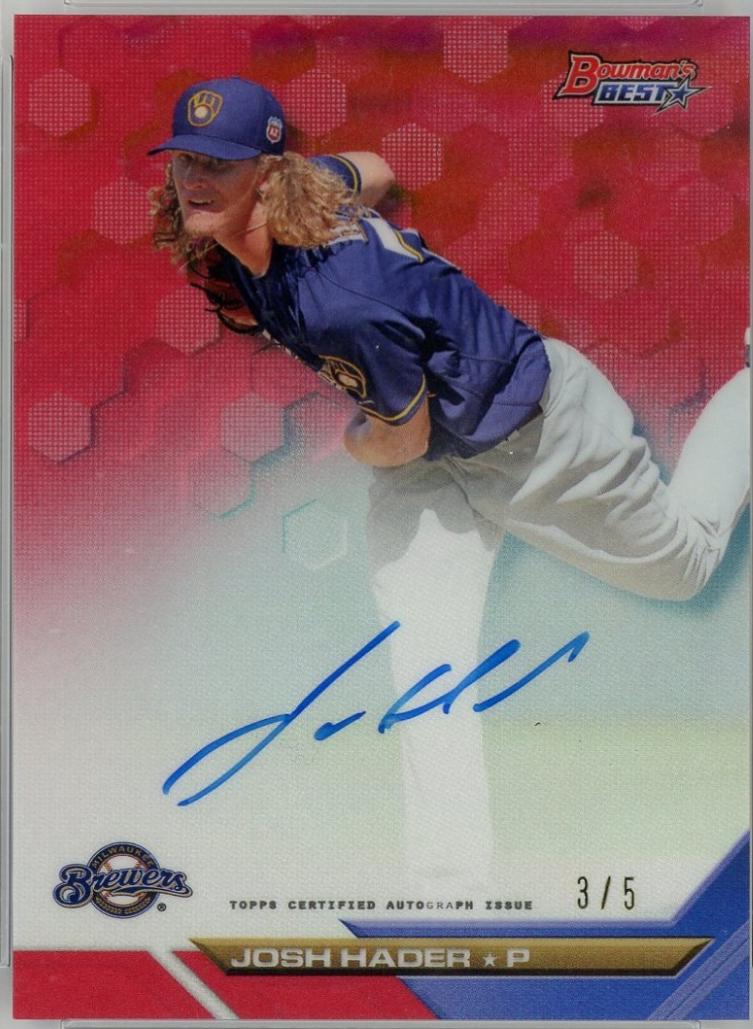 Josh Hader [Red Refractor] #B16-JH
