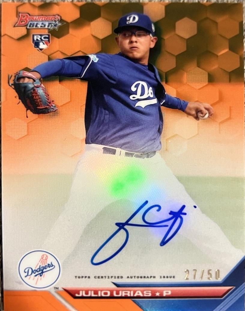 Julio Urias [Orange Refractor] #B16-JU