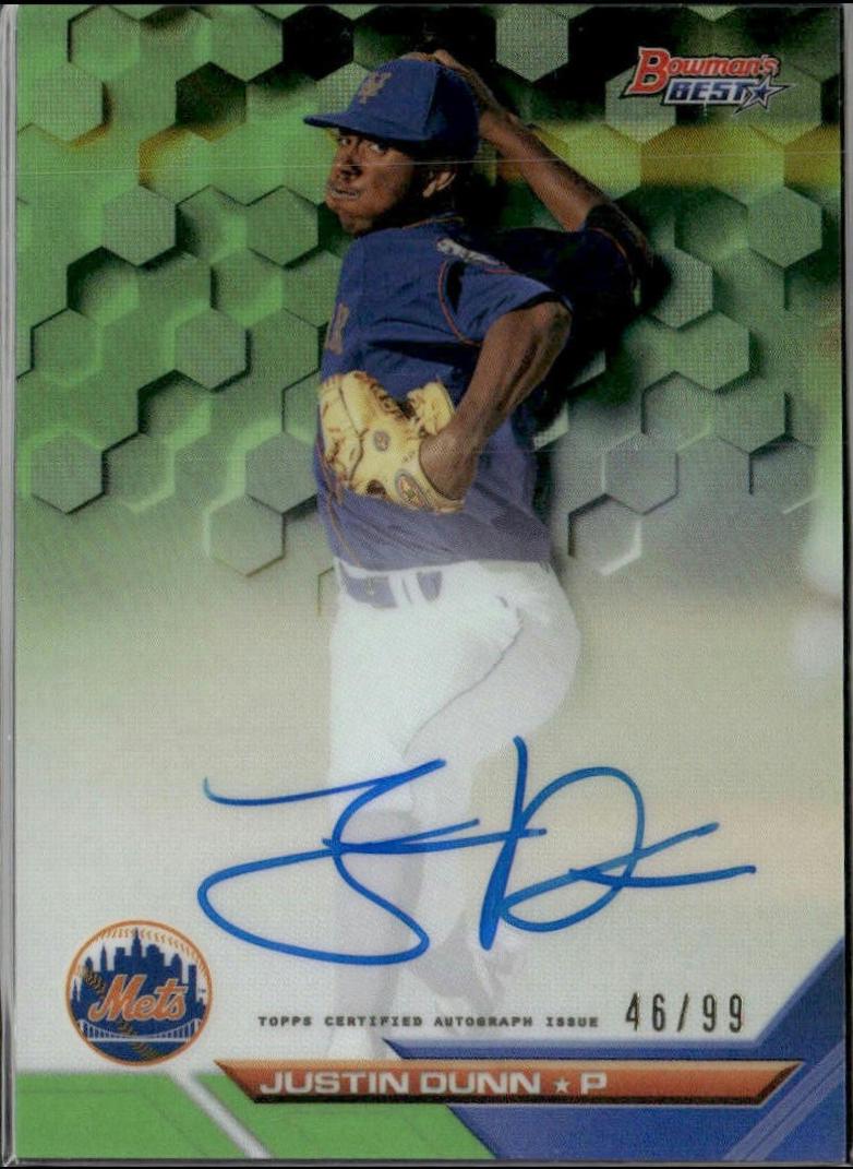 Justin Dunn [Green Refractor] #B16-JDU