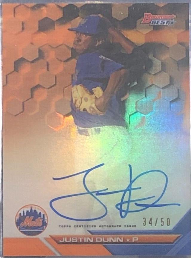 Justin Dunn [Orange Refractor] #B16-JDU