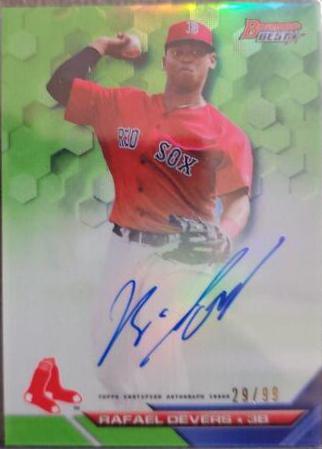 Rafael Devers [Green Refractor] #B16-RD